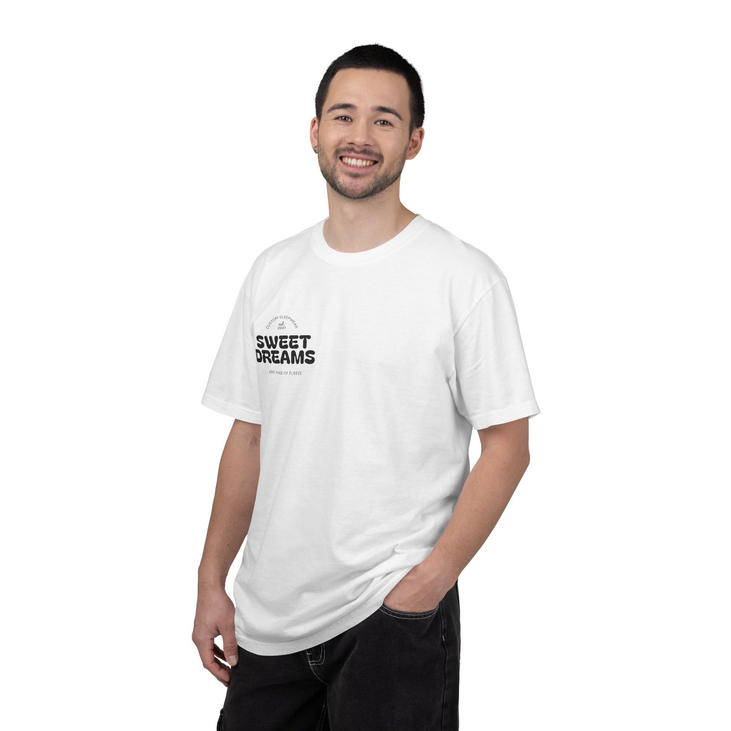 Sweet Dreams Graphic T-Shirt — Minimal Vintage Sleepwear Tee