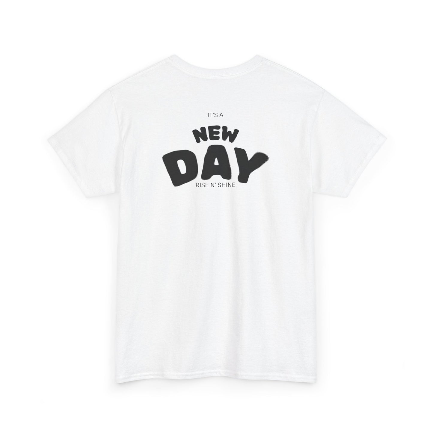 Progress Over Perfection T-Shirt — "New Day" Inspirational Graphic Tee