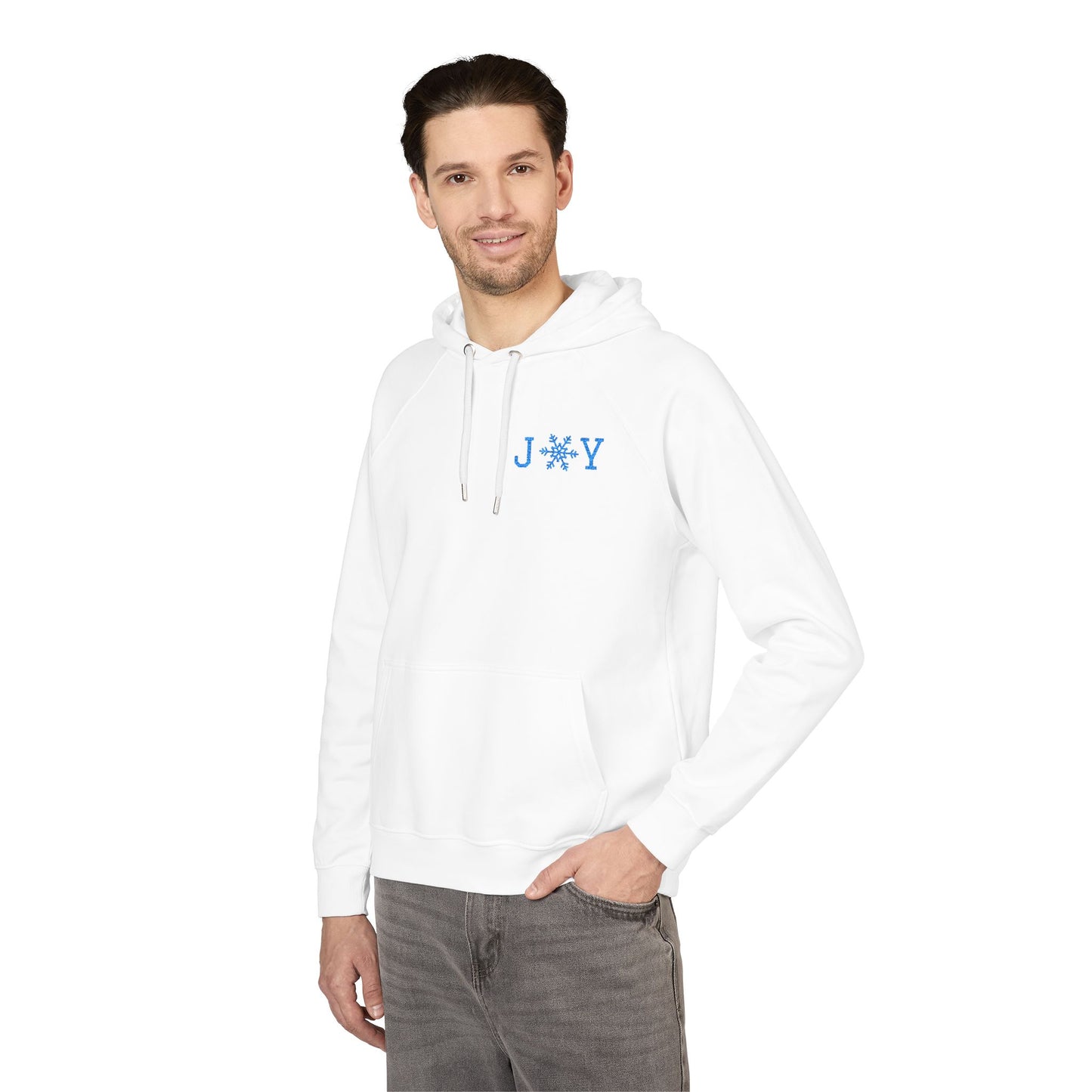 Joy Snowflake Embroidered Hoodie