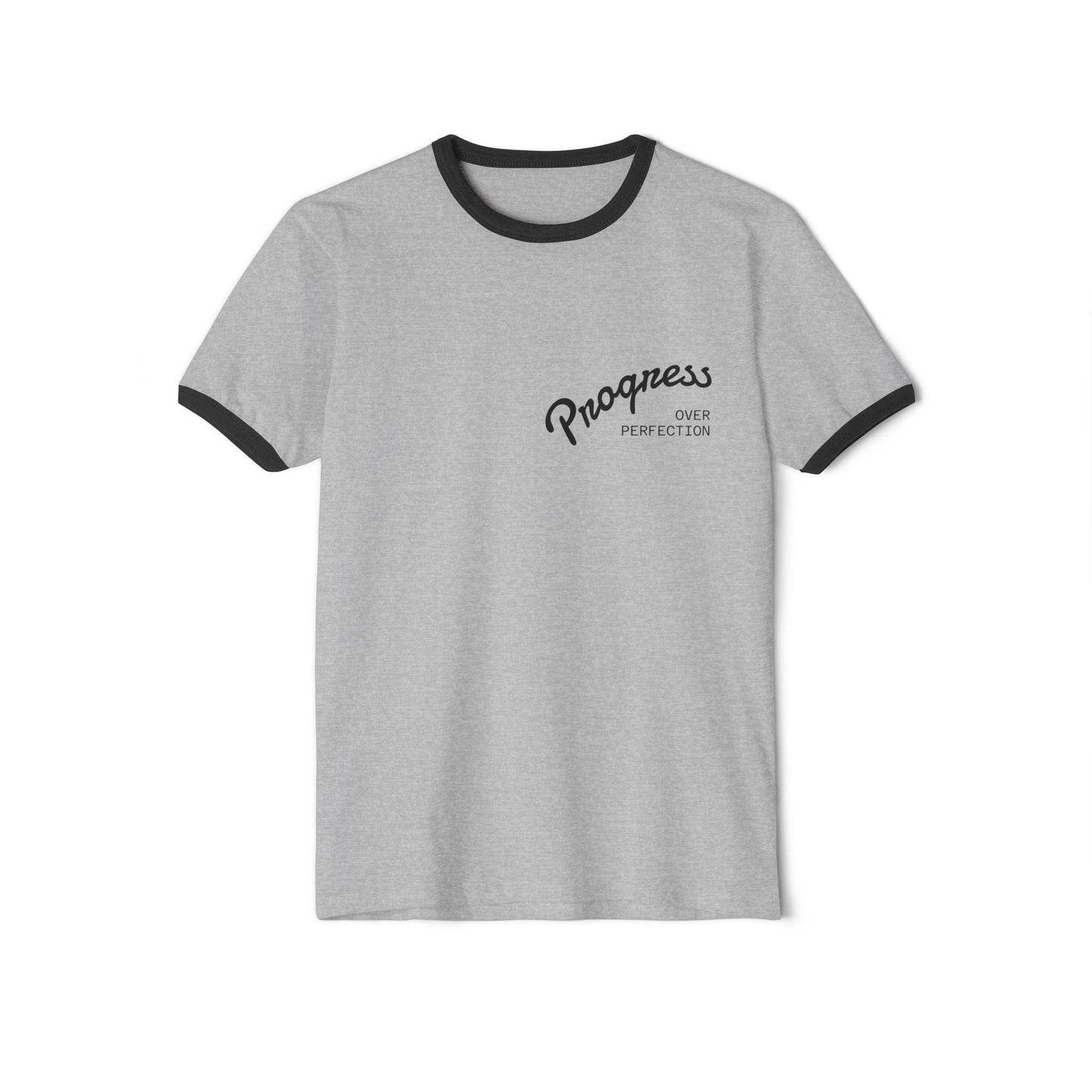 Progress Over Perfection Ringer T‑Shirt