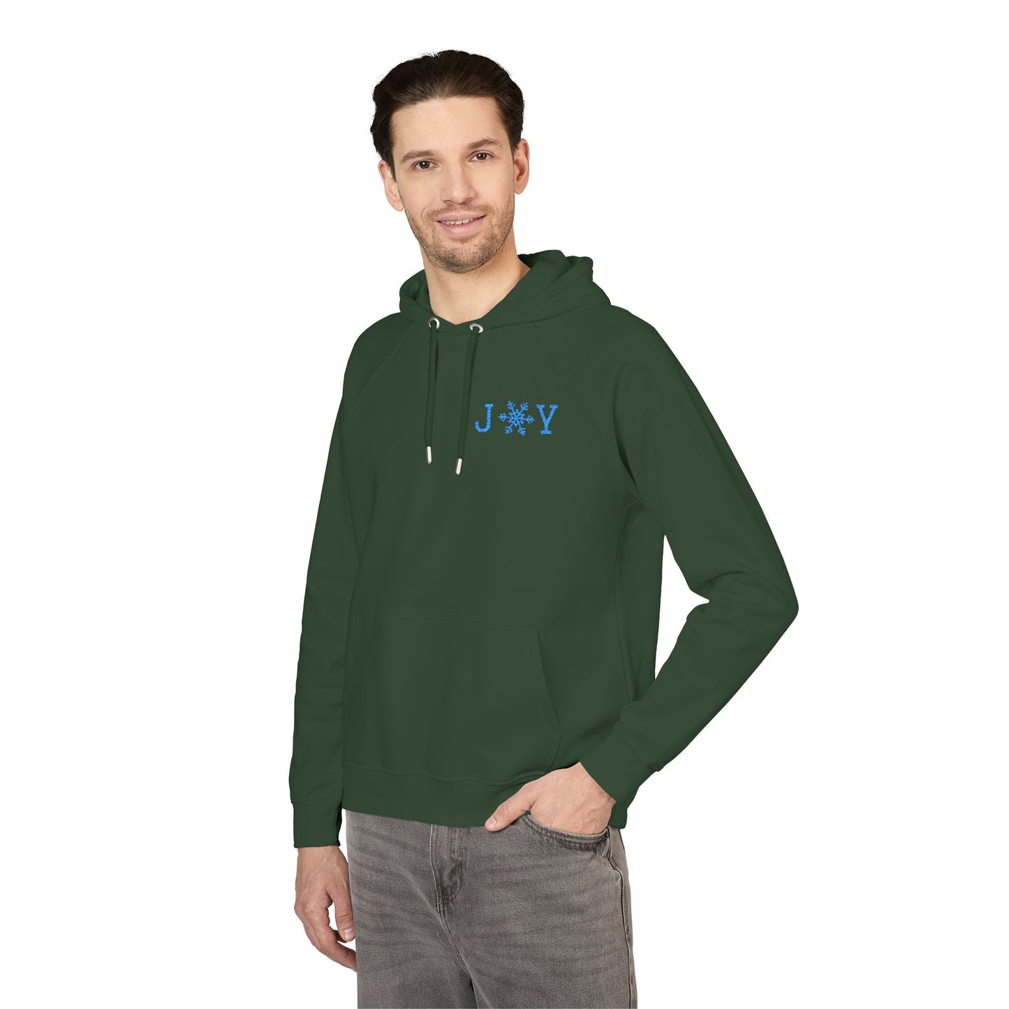 Joy Snowflake Embroidered Hoodie