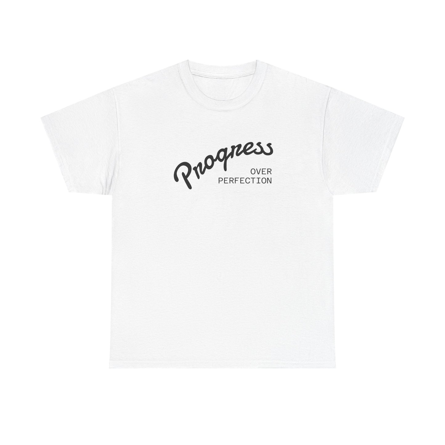Progress Over Perfection T-Shirt — "New Day" Inspirational Graphic Tee
