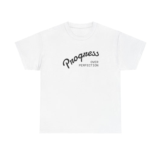 Progress Over Perfection T-Shirt — "New Day" Inspirational Graphic Tee