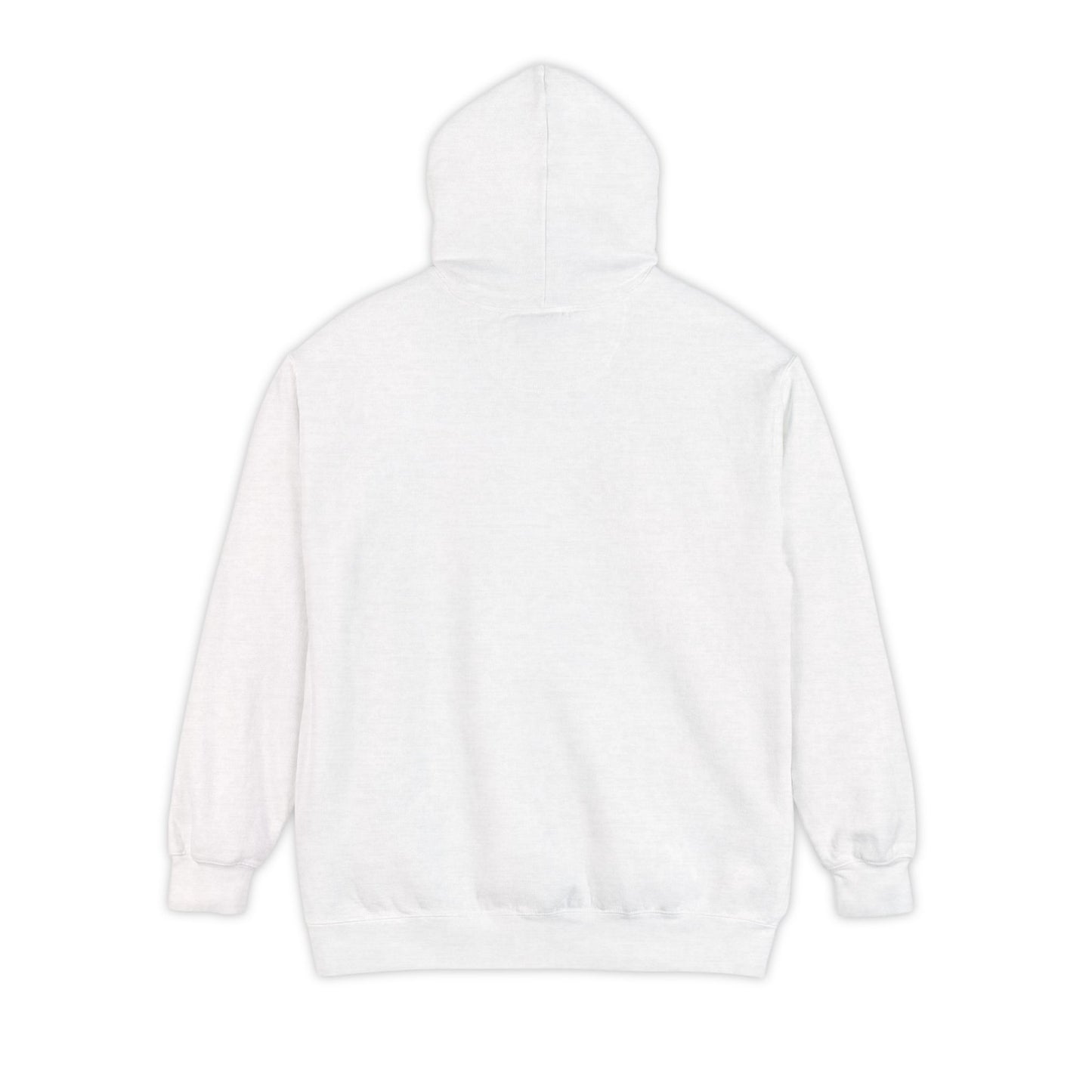 Minimalist Swirl Logo Hoodie — "Just Be" Garment-Dyed Pullover