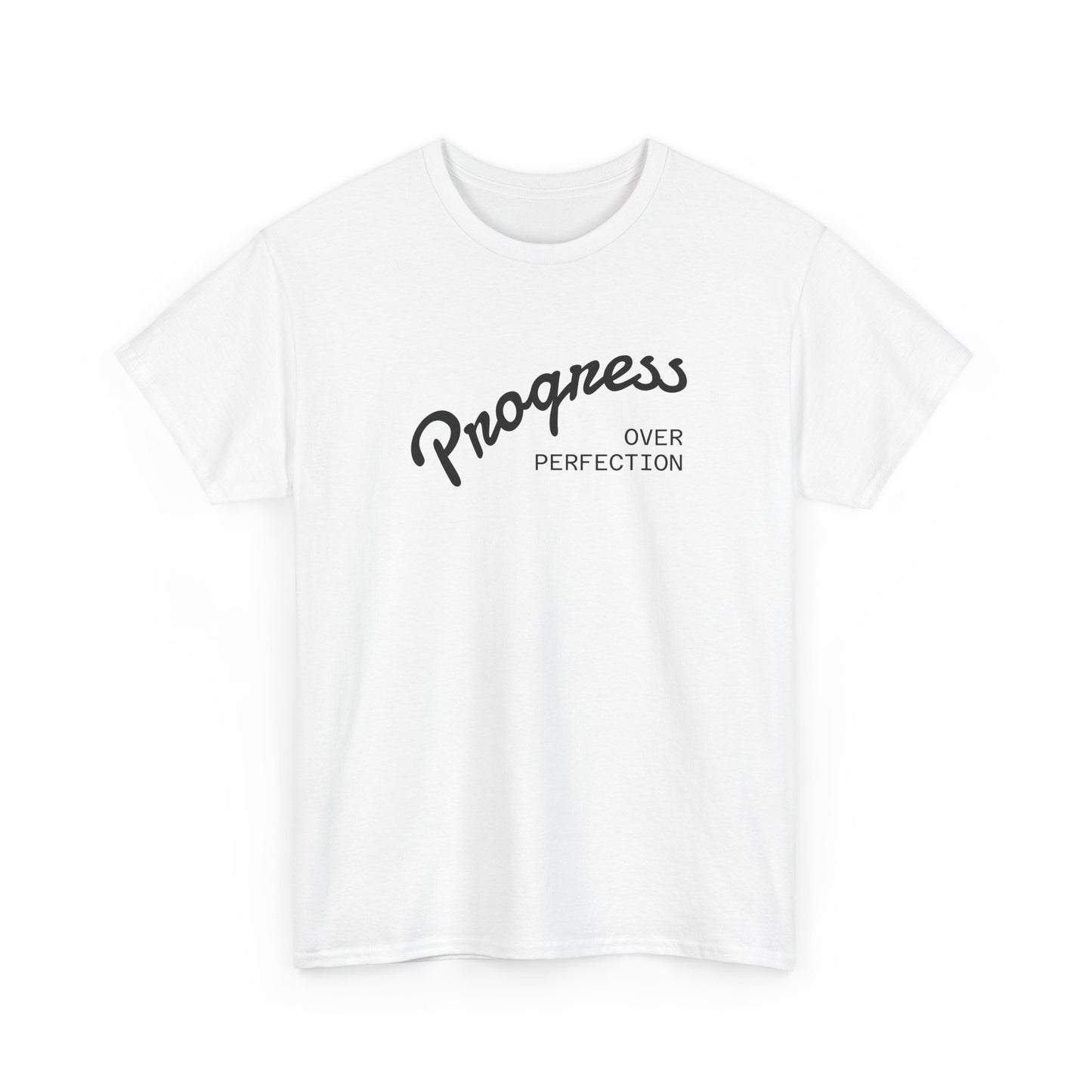 Progress Over Perfection T-Shirt — "New Day" Inspirational Graphic Tee